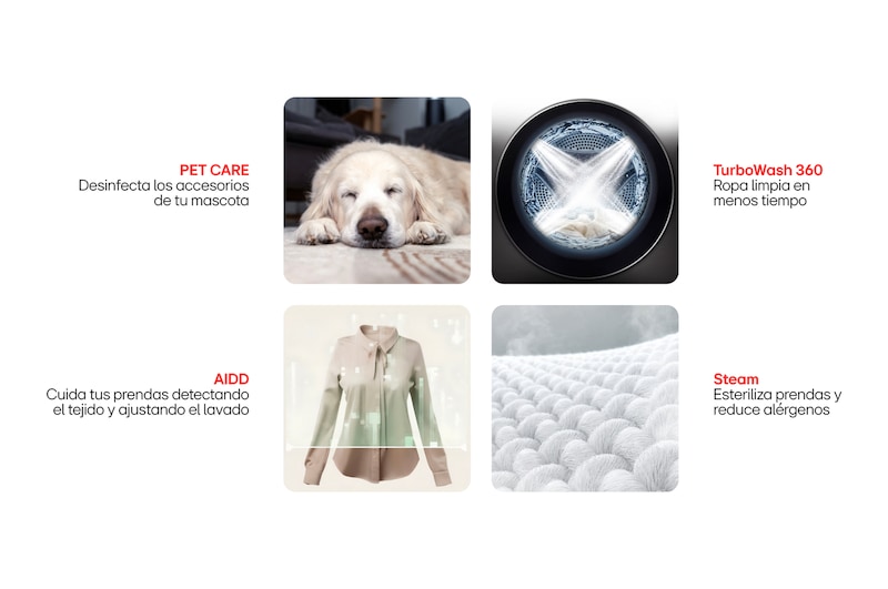 imagen con diferentes espacios que no afecta con tu ropa ni con tu mascota